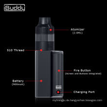 iBuddy Nano C 900mAh Vaporizer Zigarettenschachtel Mod Starter-Kits